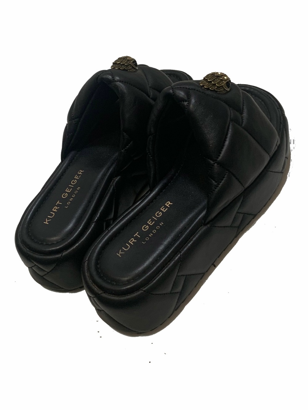 Kurt Geiger london Women's Orson Puffed Platform Slide Sandals - Picture 2 of 7